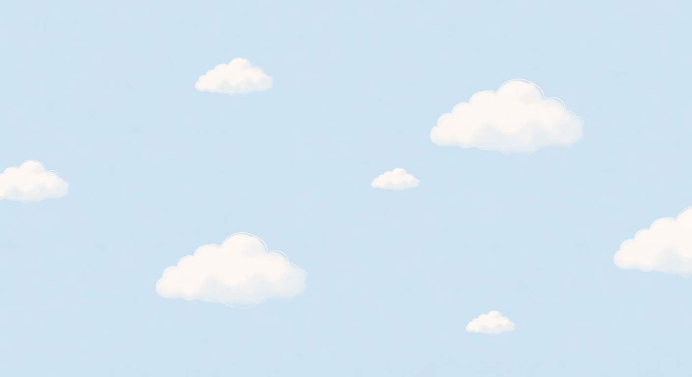 穏やかな空